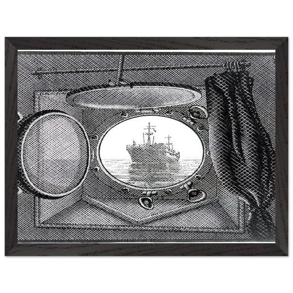 PORTHOLE by MC Escher — Framed art print at Zephyeer