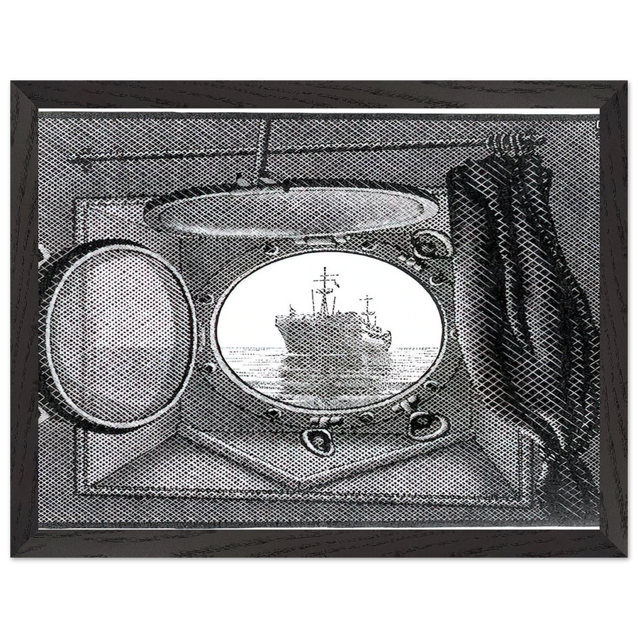 PORTHOLE by MC Escher — Framed art print at Zephyeer