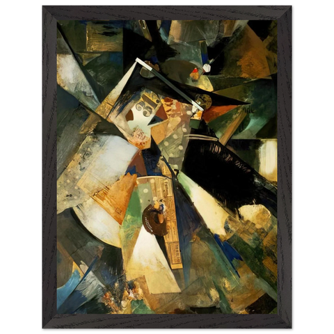 MERZPICTURE THIRTY ONE 1920 by Kurt Schwitters — Framed art print at Zephyeer