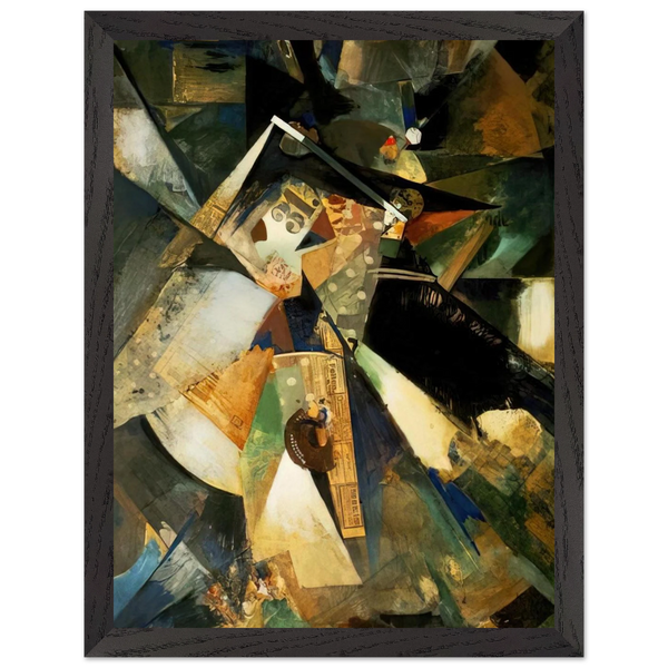 MERZPICTURE THIRTY ONE 1920 by Kurt Schwitters — Framed art print at Zephyeer