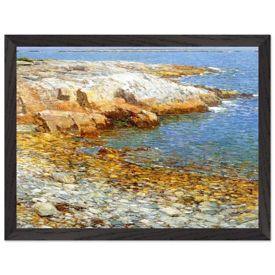 Isles of Shoals, Broad Cove by Childe Hassam — Framed art print at Zephyeer