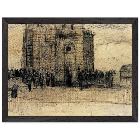 Sale of Building Scrap by Vincent van Gogh — Framed art print at Zephyeer