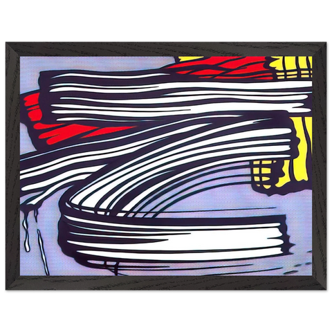 LITTLE BIG PAINTING 1965 by Roy Lichtenstein — Framed art print at Zephyeer