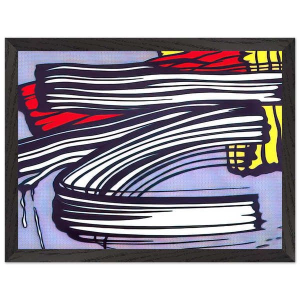 LITTLE BIG PAINTING 1965 by Roy Lichtenstein — Framed art print at Zephyeer