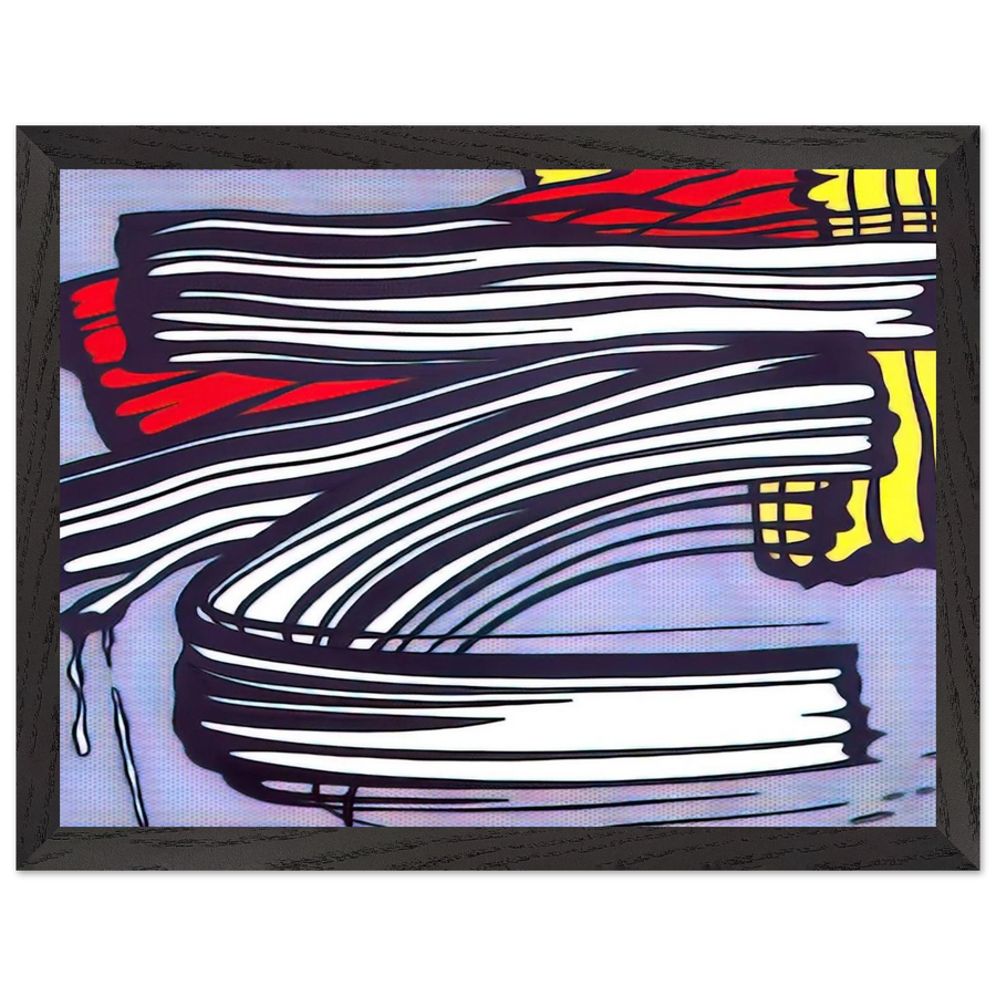 LITTLE BIG PAINTING 1965 by Roy Lichtenstein — Framed art print at Zephyeer