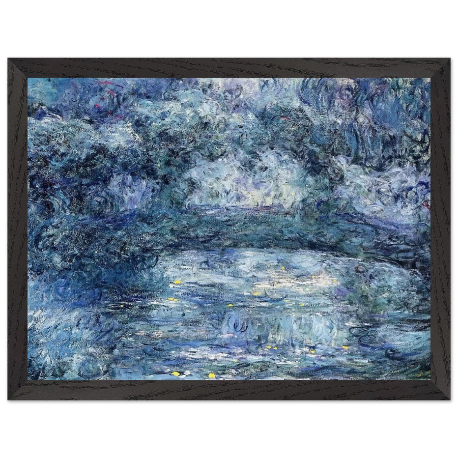 The Japanese Bridge 3 by Claude Monet — Framed art print at Zephyeer