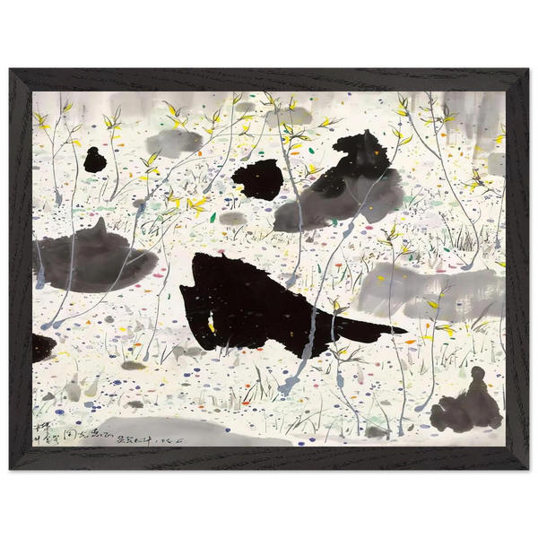 Blossom Out - 1986 by Wu Guanzhong — Framed art print at Zephyeer