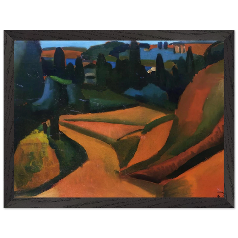 LANDSCAPE NEAR MARTIGUES 1908 by Andre Derain — Framed art print at Zephyeer