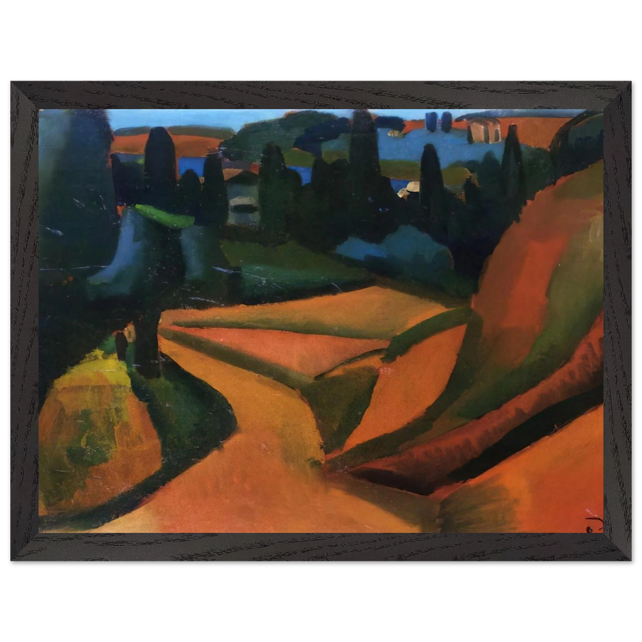 LANDSCAPE NEAR MARTIGUES 1908 by Andre Derain — Framed art print at Zephyeer