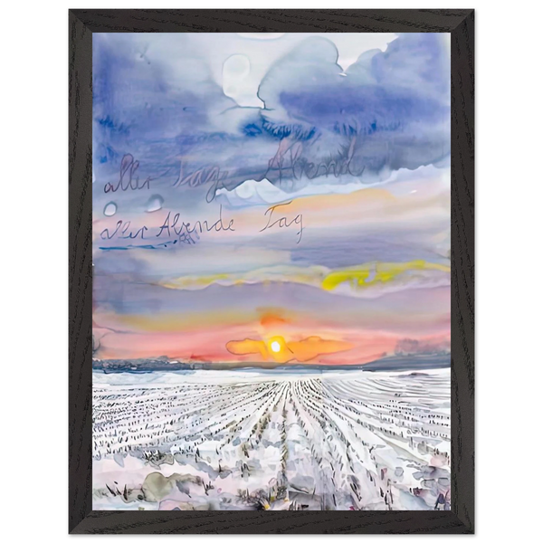 THE EVENING OF ALL DAYS THE DAY OF ALL EVENINGS 2014 0 by Anselm Kiefer — Framed art print at Zephyeer