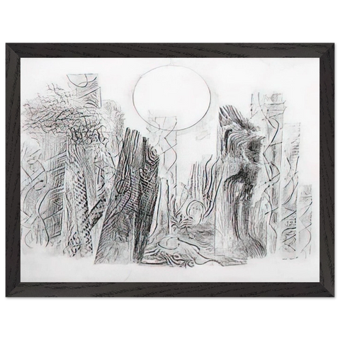 Petrified Forest by Max Ernst — Framed art print at Zephyeer