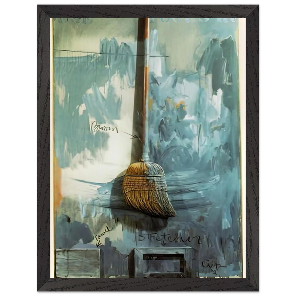 FOOLS HOUSE by Jasper Johns — Framed art print at Zephyeer