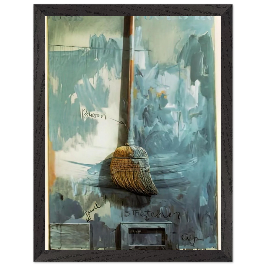 FOOLS HOUSE by Jasper Johns — Framed art print at Zephyeer