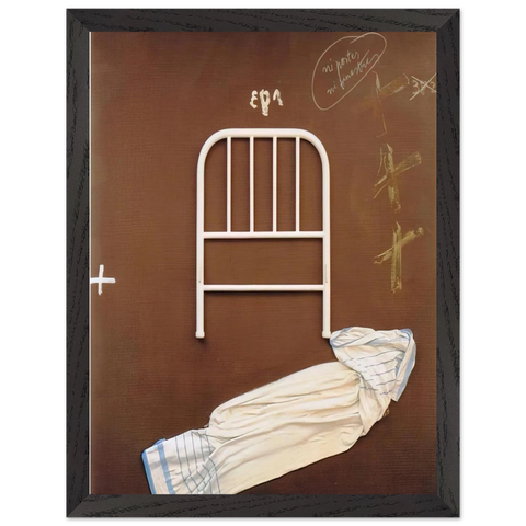 NO DOORS OR WINDOWS 1993 by Antoni Tapies — Framed art print at Zephyeer
