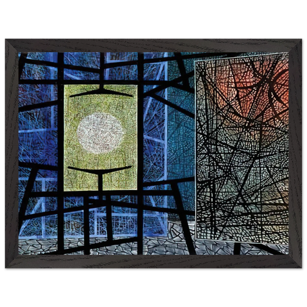 Equations - 1965 by Jimmy Ernst — Framed art print at Zephyeer