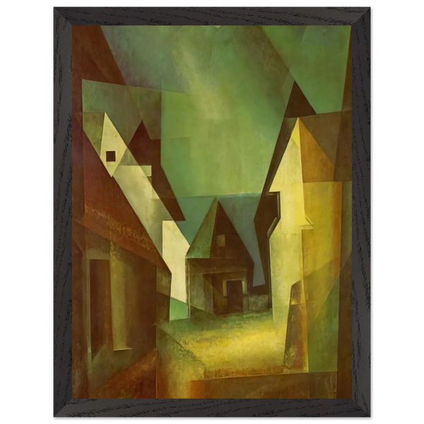 GABERNDORF II 1924 by Lyonel Feininger — Framed art print at Zephyeer