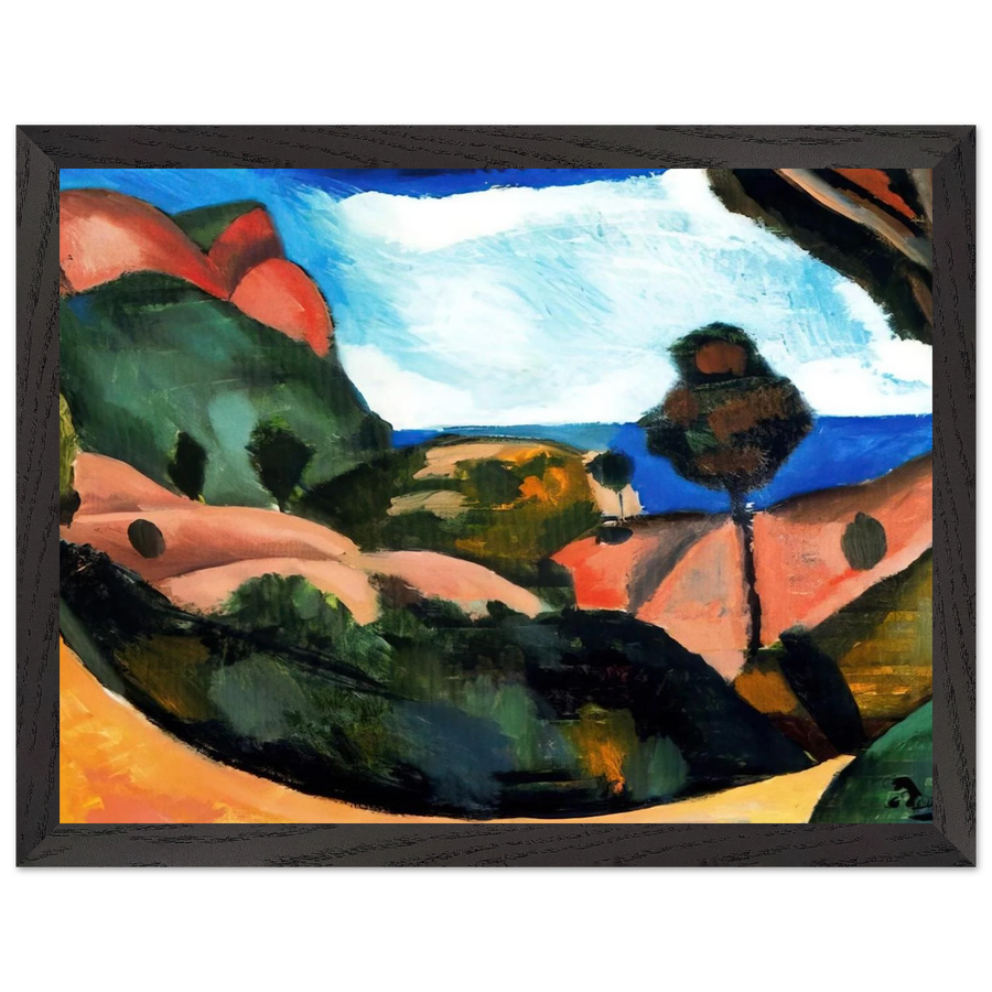 LANDSCAPE 1907 by Andre Derain — Framed art print at Zephyeer