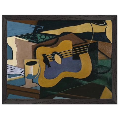 STILL LIFE WITH GUITAR 1920 by Juan Gris — Framed art print at Zephyeer