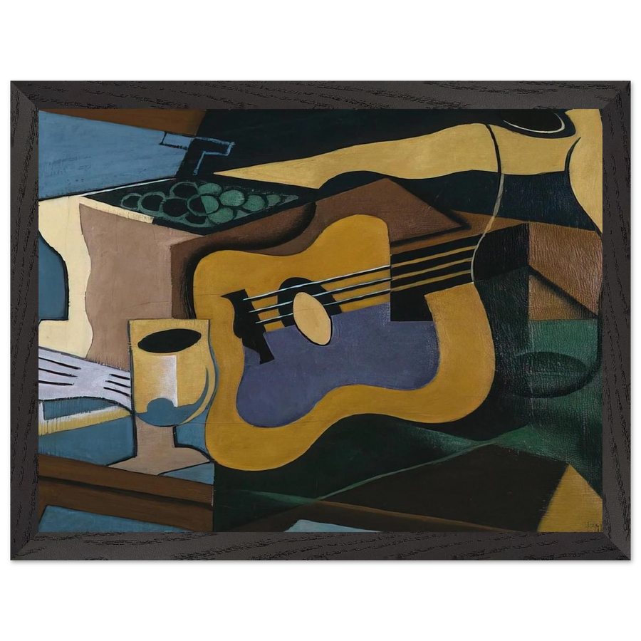 STILL LIFE WITH GUITAR 1920 by Juan Gris — Framed art print at Zephyeer