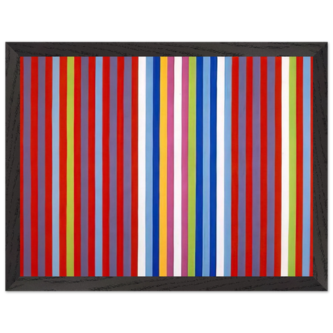 Pepper Pot - 1966 by Gene Davis — Framed art print at Zephyeer