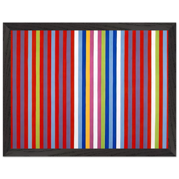 Pepper Pot - 1966 by Gene Davis — Framed art print at Zephyeer