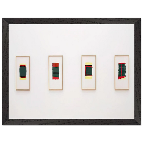 OHNE TITEL F R THORDES 1976 by BLINKY PALERMO — Framed art print at Zephyeer