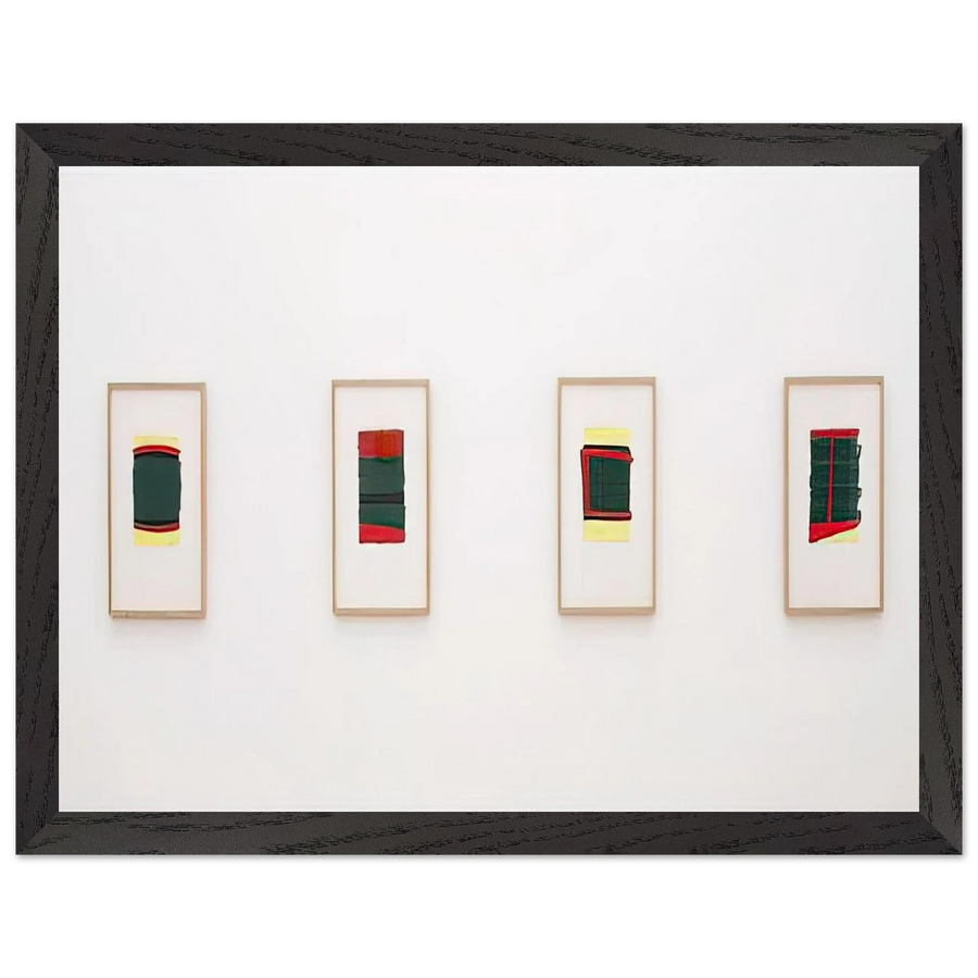 OHNE TITEL F R THORDES 1976 by BLINKY PALERMO — Framed art print at Zephyeer