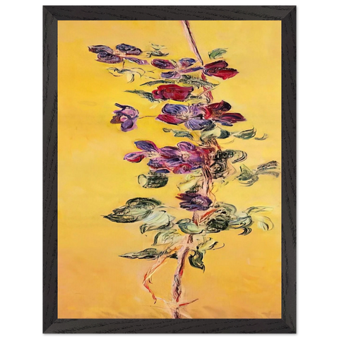 Cobeas by Claude Monet — Framed art print at Zephyeer