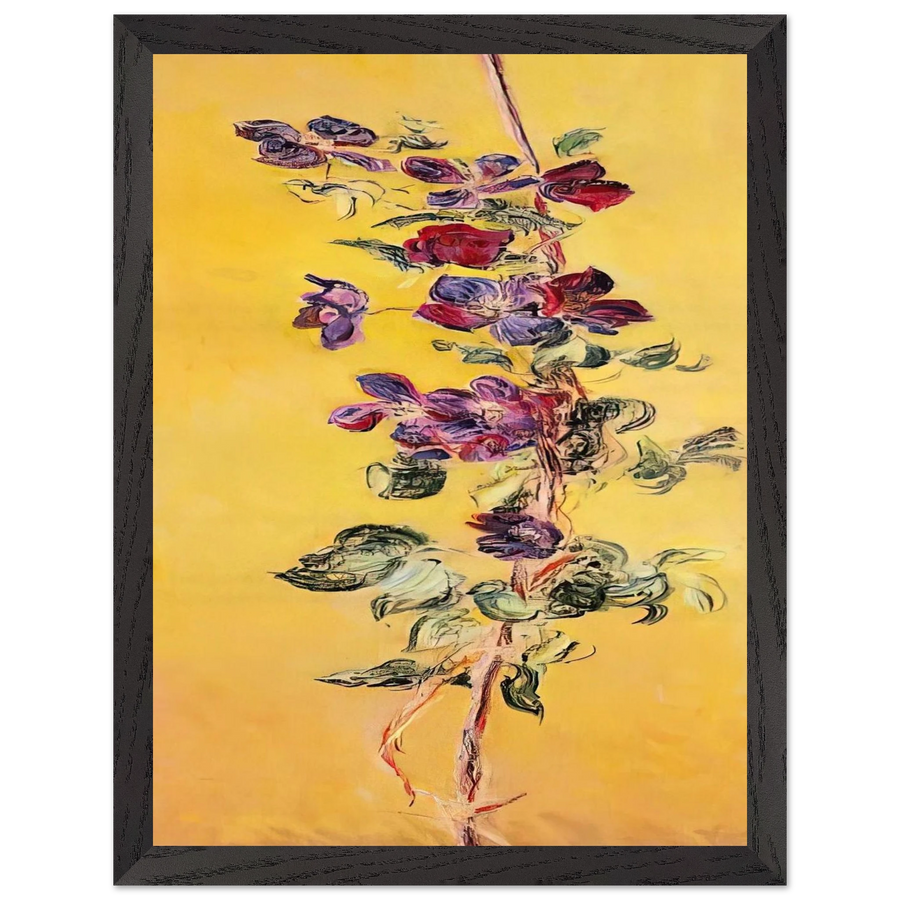 Cobeas by Claude Monet — Framed art print at Zephyeer
