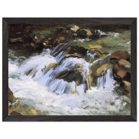 A Mountain Stream, Tyrol by John Singer Sargent — Framed art print at Zephyeer