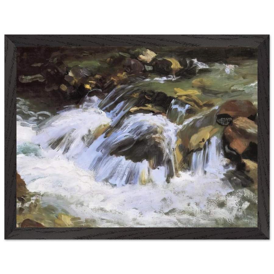 A Mountain Stream, Tyrol by John Singer Sargent — Framed art print at Zephyeer