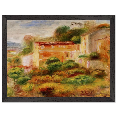 Maison de la Poste by Pierre-Auguste Renoir — Framed art print at Zephyeer