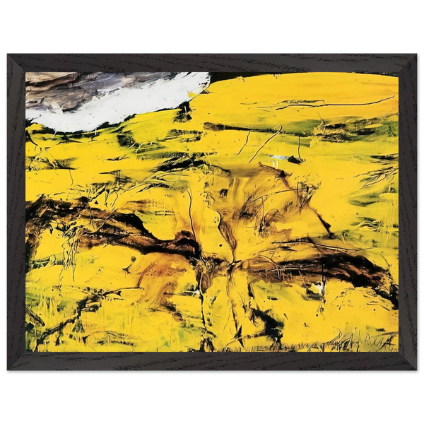 Gorim II - 1995 by Emil Schumacher — Framed art print at Zephyeer