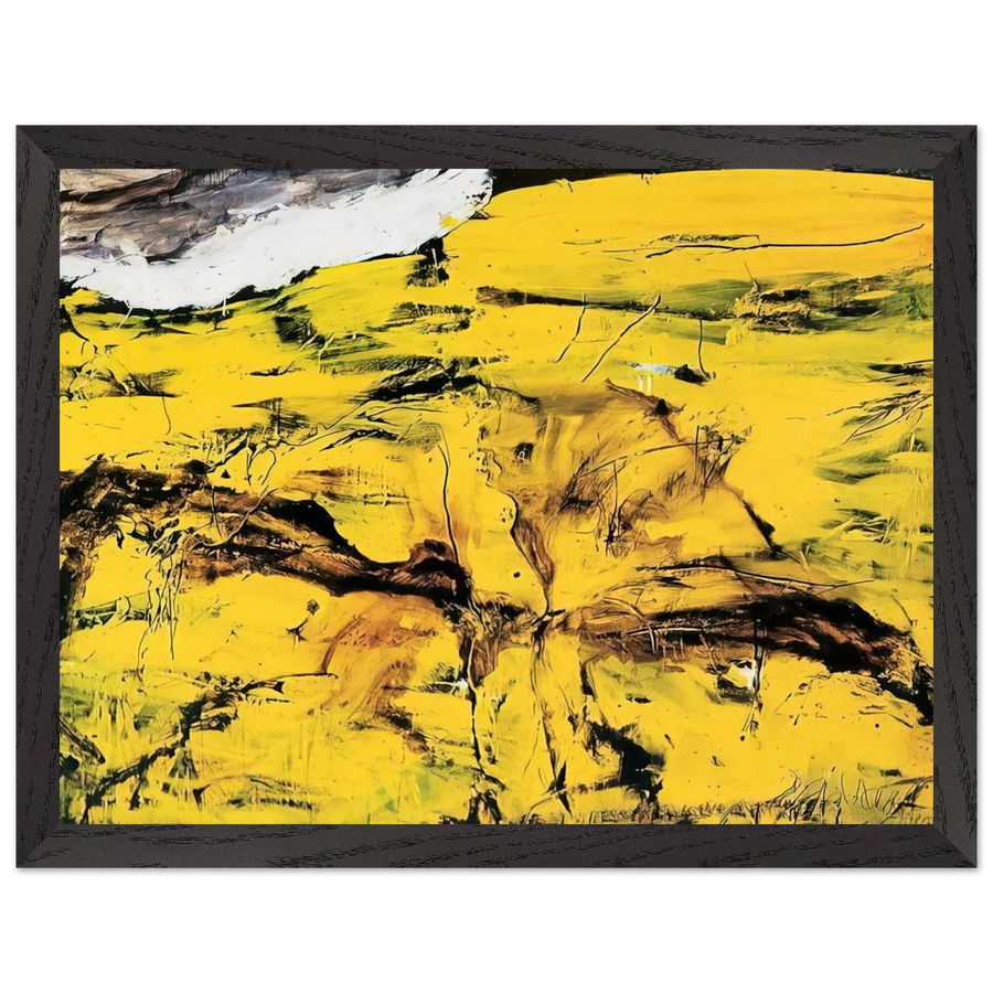 Gorim II - 1995 by Emil Schumacher — Framed art print at Zephyeer