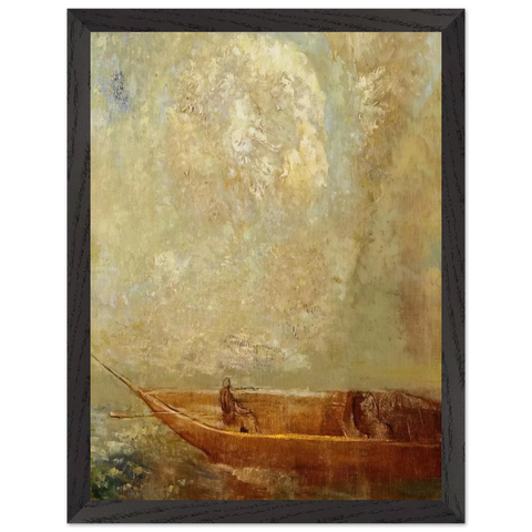 A BOAT by Odilon Redon — Framed art print at Zephyeer