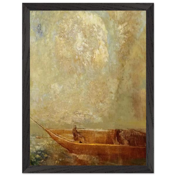 A BOAT by Odilon Redon — Framed art print at Zephyeer
