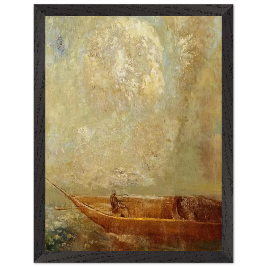 A BOAT by Odilon Redon — Framed art print at Zephyeer