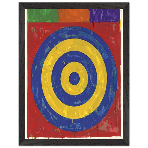 TARGET ULAE 147 1974 by Jasper Johns — Framed art print at Zephyeer