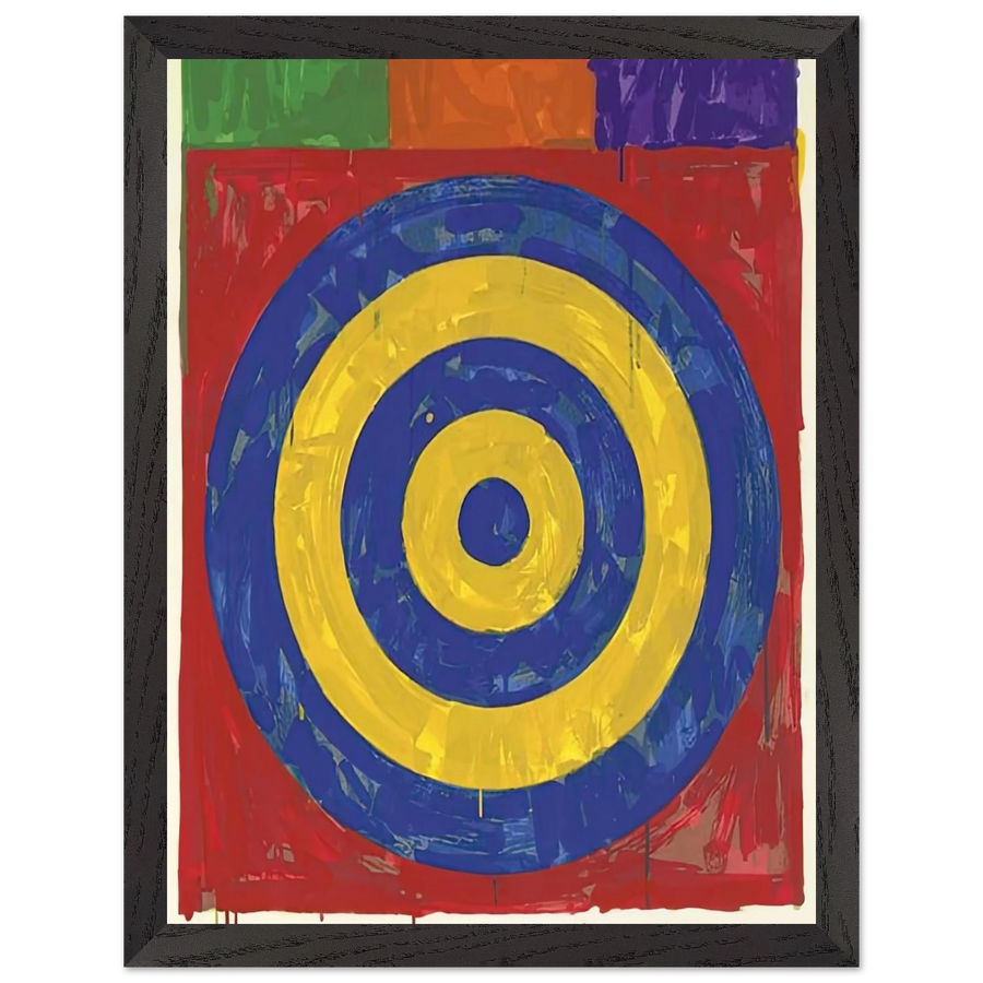 TARGET ULAE 147 1974 by Jasper Johns — Framed art print at Zephyeer