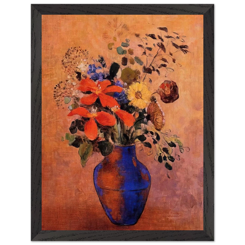 VASE OF FLOWERS 1 by Odilon Redon — Framed art print at Zephyeer