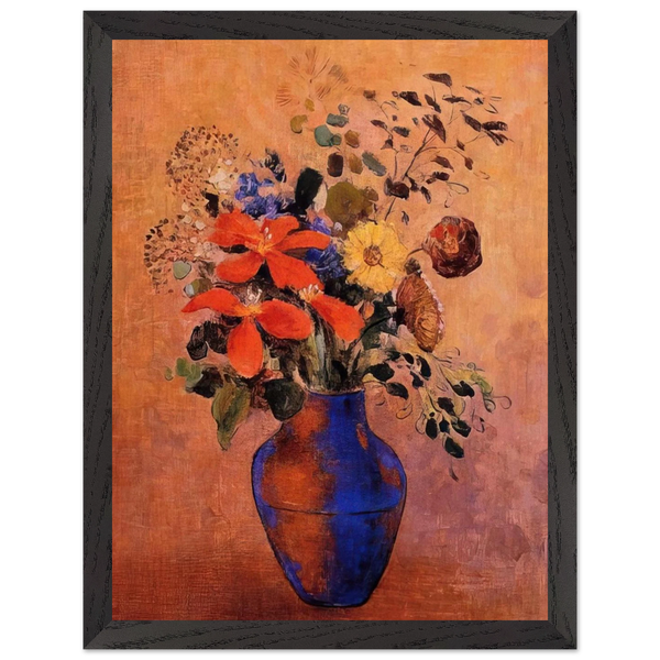 VASE OF FLOWERS 1 by Odilon Redon — Framed art print at Zephyeer