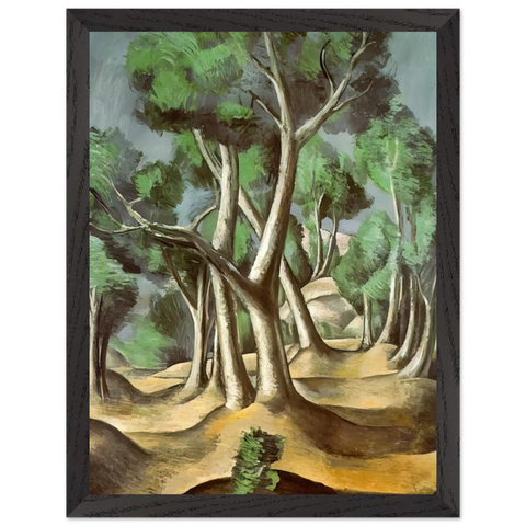THE GROVE 1912 by Andre Derain — Framed art print at Zephyeer