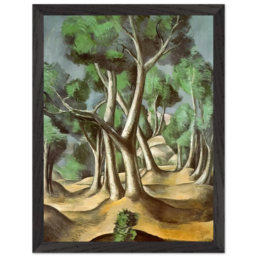 THE GROVE 1912 by Andre Derain — Framed art print at Zephyeer