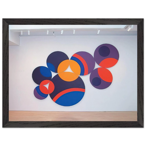 Constellation Twelve Circles - 1969 by Leon Polk Smith — Framed art print at Zephyeer