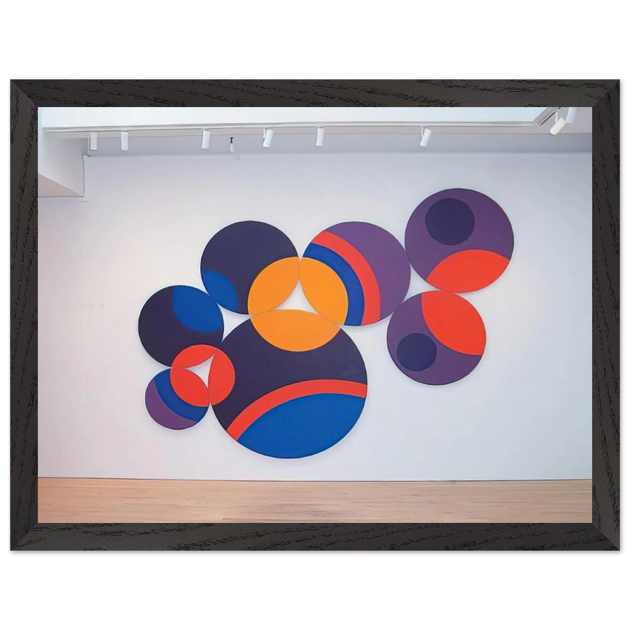 Constellation Twelve Circles - 1969 by Leon Polk Smith — Framed art print at Zephyeer