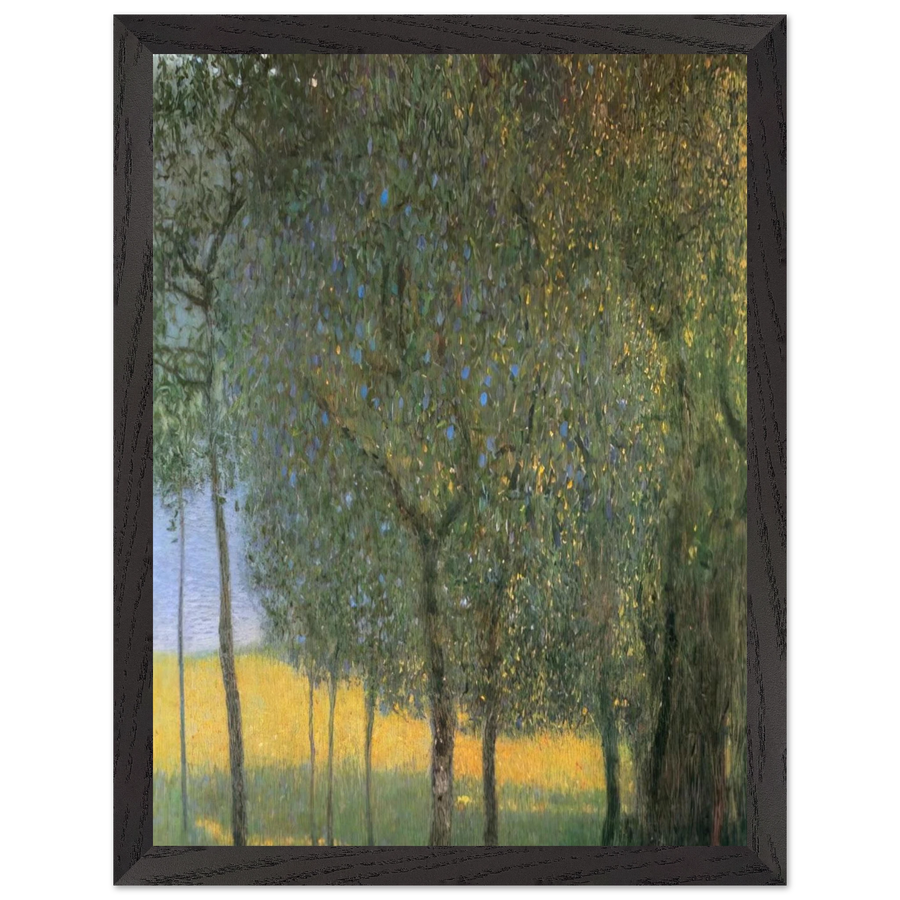 FRUIT TREES 1901 by Gustav Klimt — Framed art print at Zephyeer