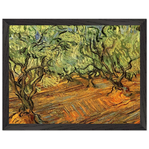 Olive Grove - Bright Blue Sky by Vincent van Gogh — Framed art print at Zephyeer