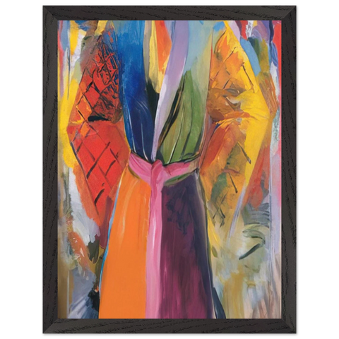THE ROBE FOLLOWING HER 4 1985 by Jim Dine — Framed art print at Zephyeer