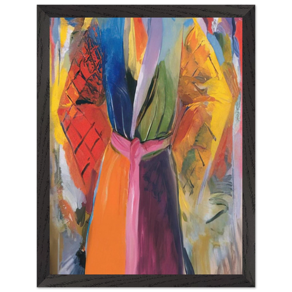 THE ROBE FOLLOWING HER 4 1985 by Jim Dine — Framed art print at Zephyeer