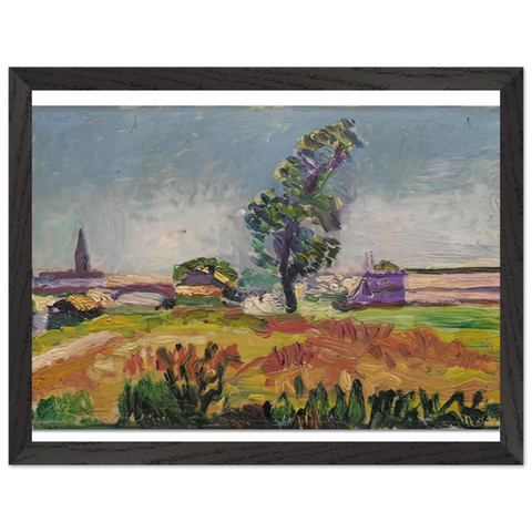 PAYSAGE DES ENVIRONS DE TOULOUSE LE PONT DES DEMOISELLES 1898 by Henri Matisse — Framed art print at Zephyeer